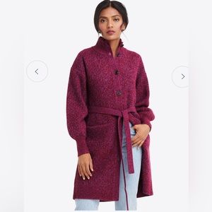 NWOT Draper James Marled Sweater Jacket